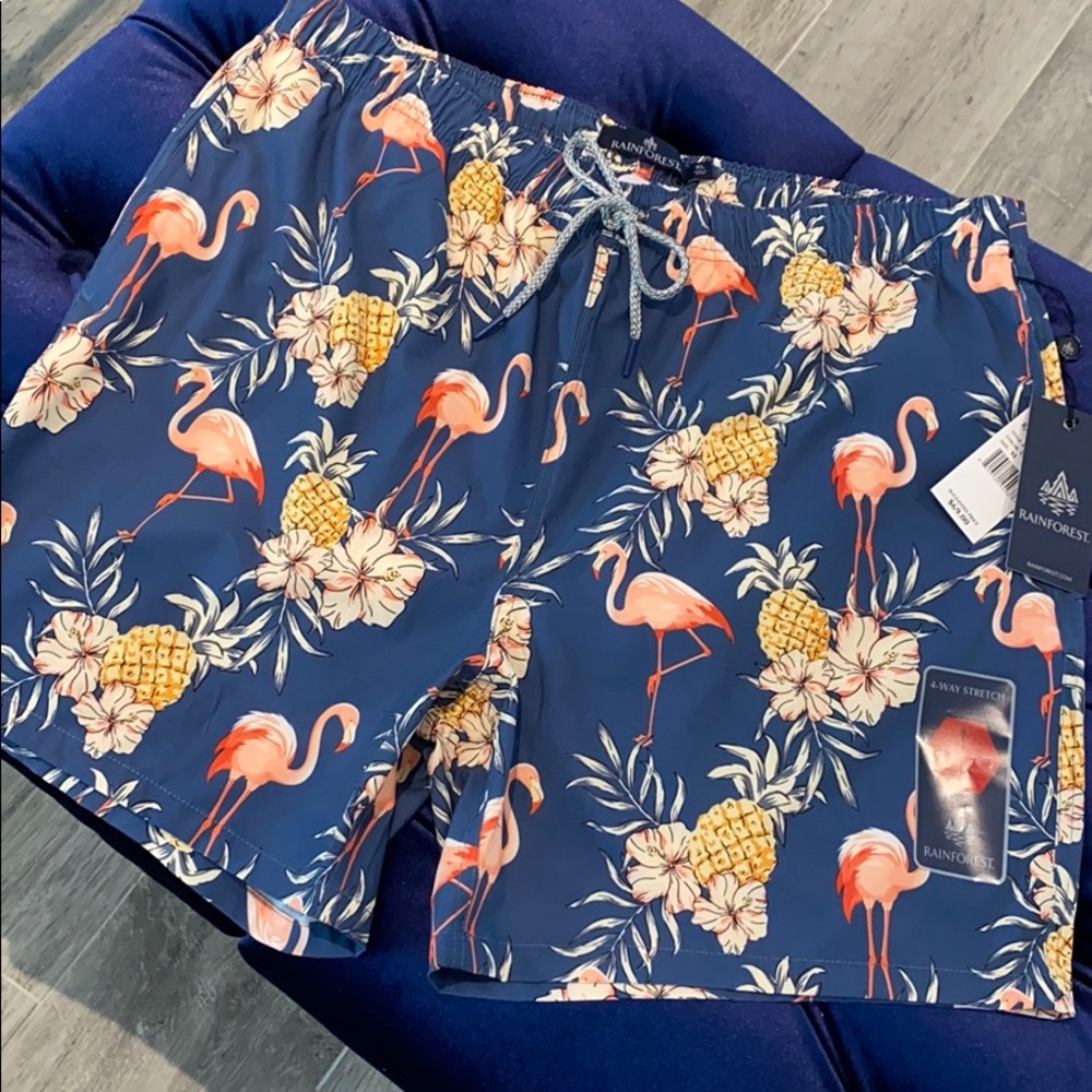 Rainforest men swim trunks in XL